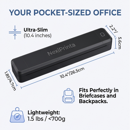 NexiPrinta™ Wireless Inkless A4 Printer