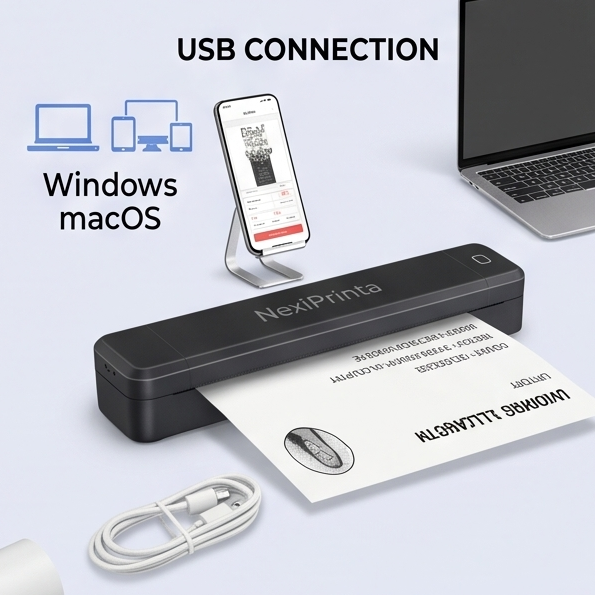 NexiPrinta™ Wireless Inkless A4 Printer