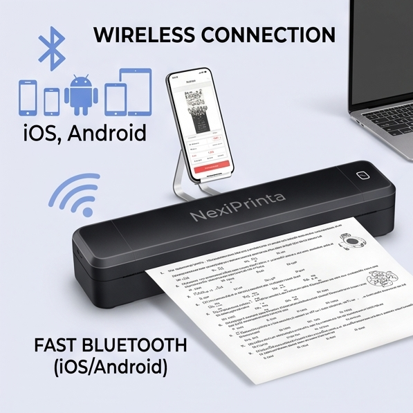 NexiPrinta™ Wireless Inkless A4 Printer